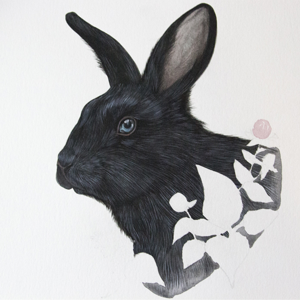 Continue to refine and work in final details of bunny painting