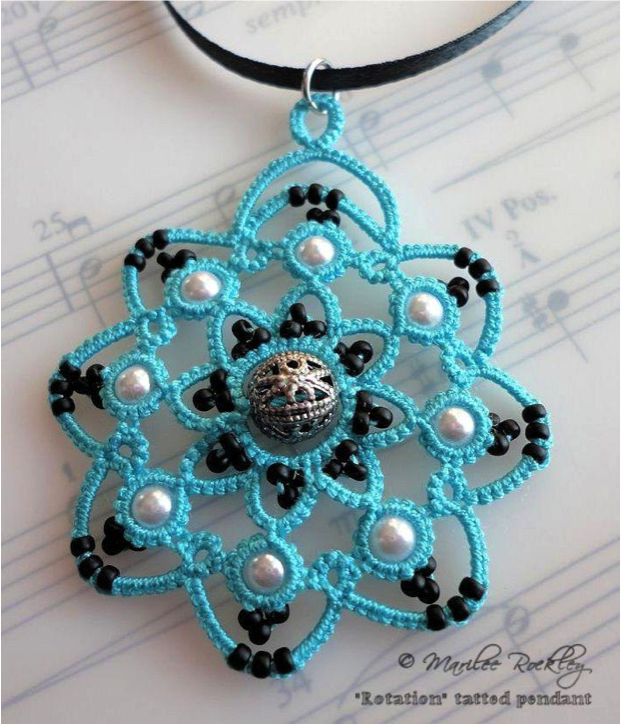 Tatted Necklace Pendant