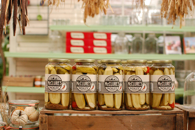 McClure's Pickles on Display