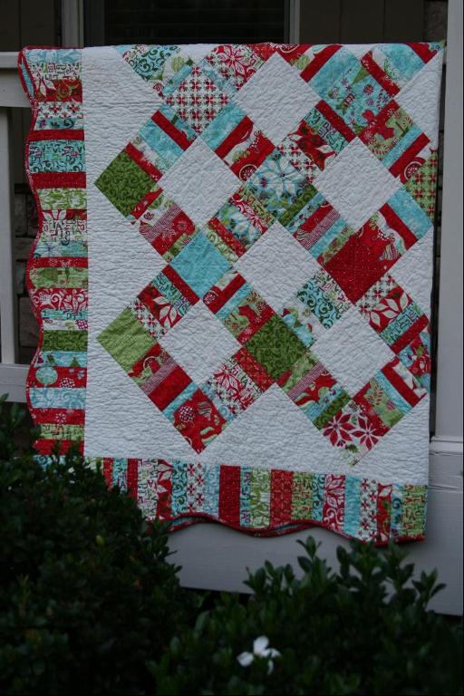 Beautiful scrap-busting quilt pattern on Bluprint!