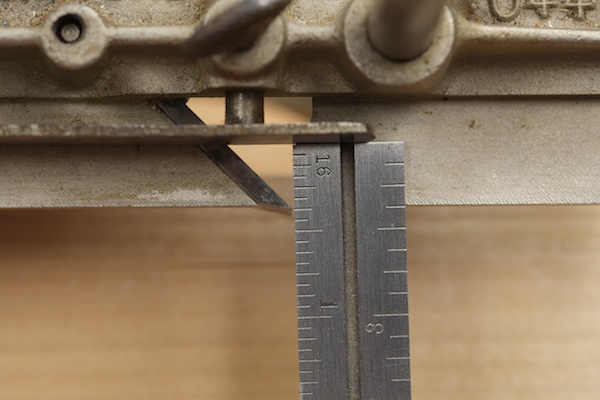 Preparing to Cut a Groove Using a Plow Plane