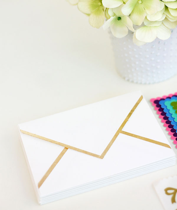 Envelope With Gold Edges