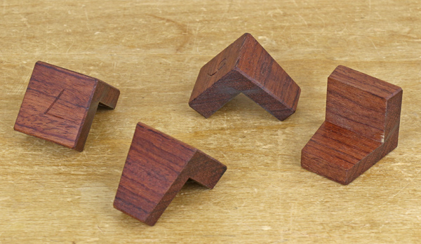 bubinga dovetail markers