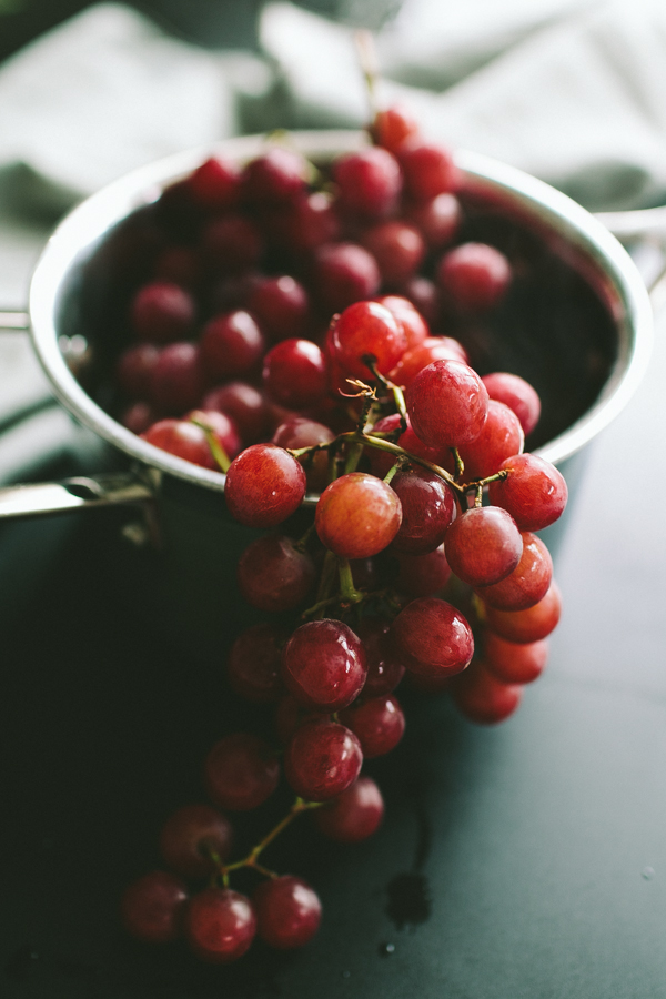 Fresh Grapes Ready for Pickling