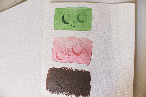 mixed media water drops