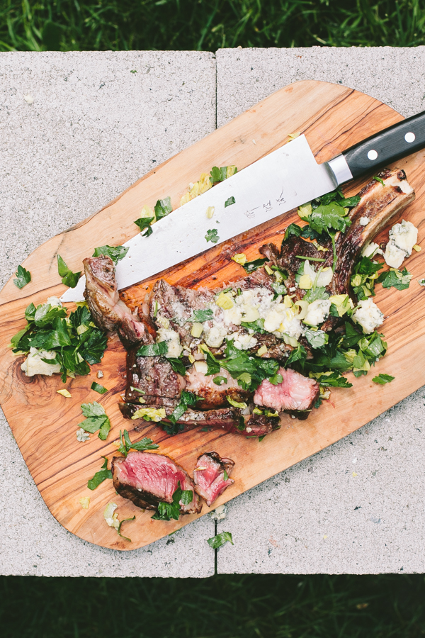 Rib Eye with a Parsley Salad