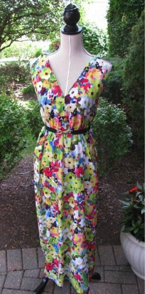 Triangle Maxi Dress on Craftsy!