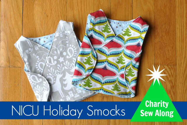 NICU Holiday Smocks Charity Sew Along