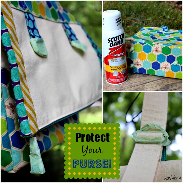 Protect Your Purse Using Spray Fabric Protector