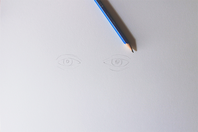 drawing realistic eyes step by step