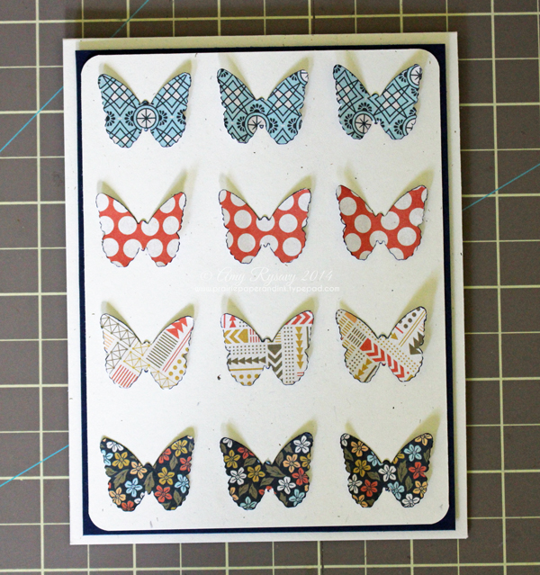 Finished Butterfly Card