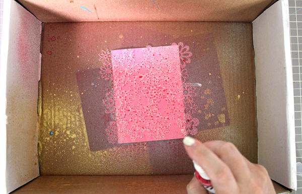 making patterned paper