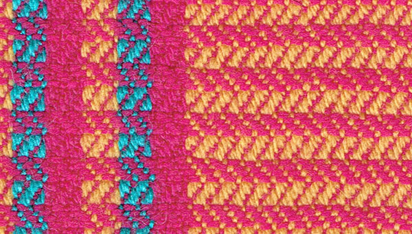 warp- and weft-faced sample