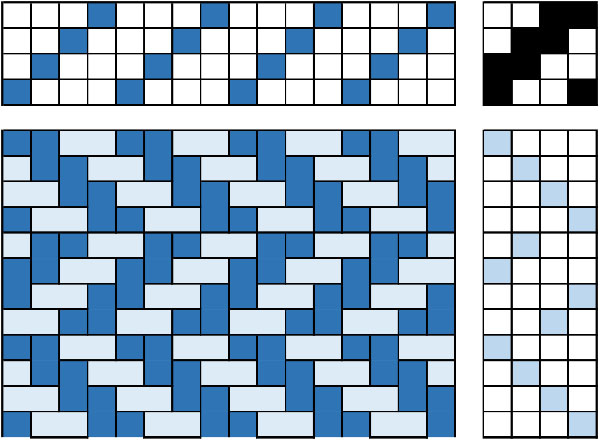 Draft for 4-shaft herringbone