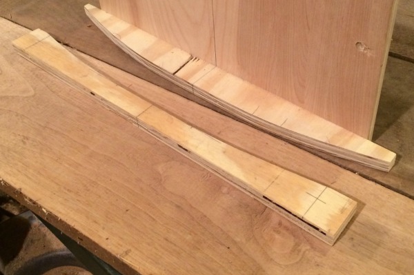plywood shaped with curve