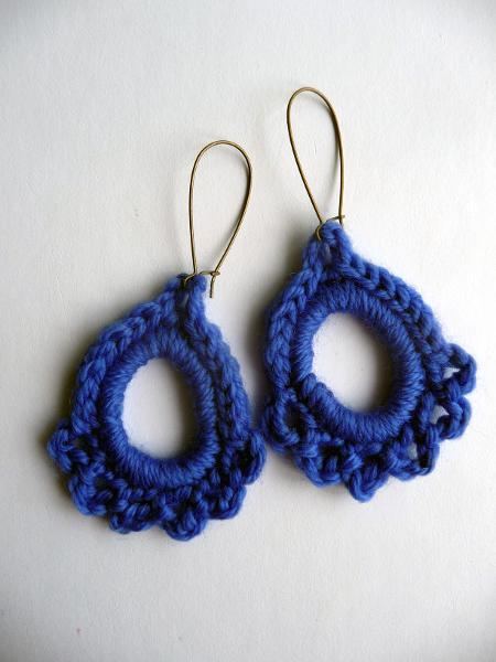 Crocheted earrings