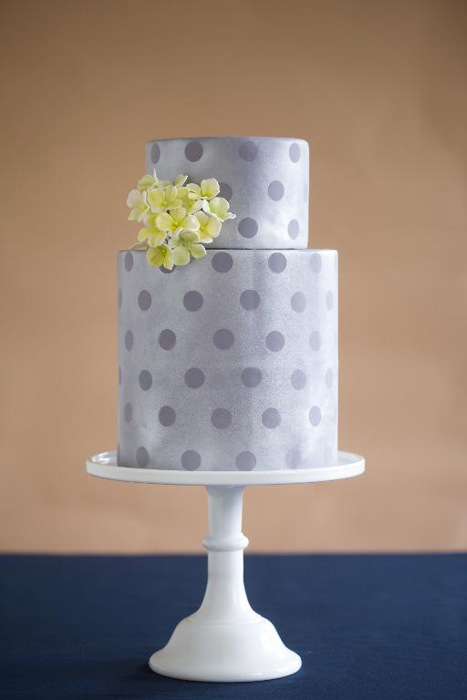 Sparkle cake with matte details