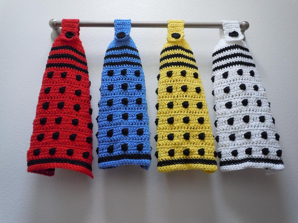 Doctor Who Dalek hanging towel