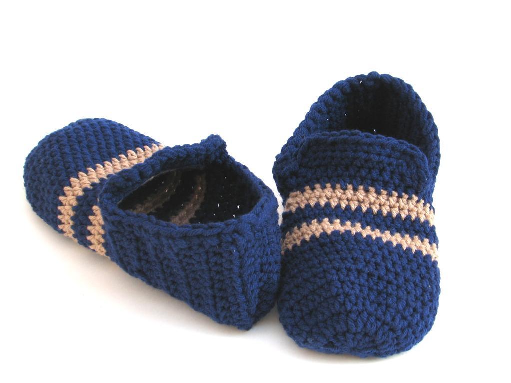 Crochet slippers