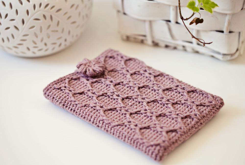 Crochet Kindle cover