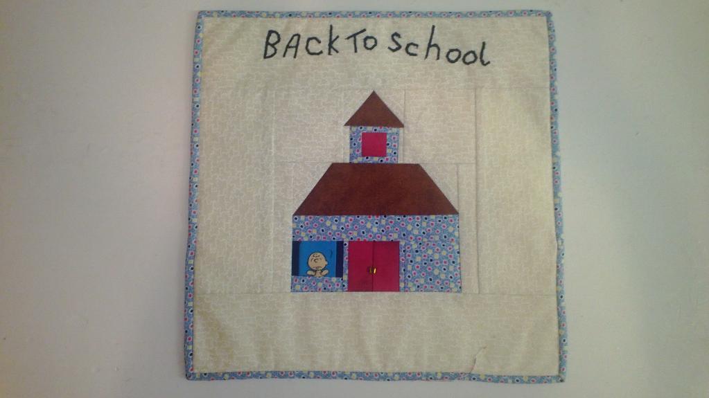 Back to school quilt