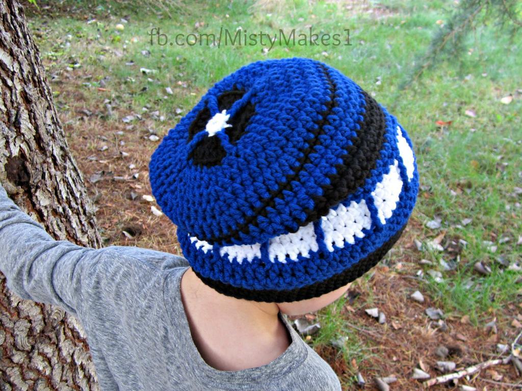 Crochet TARDIS slouch hat