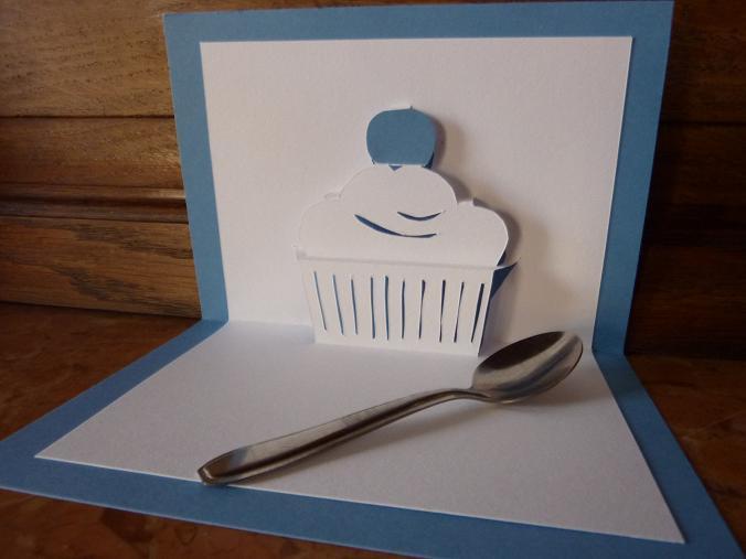 Kirigami Cupcake Paper Crafts Pattern