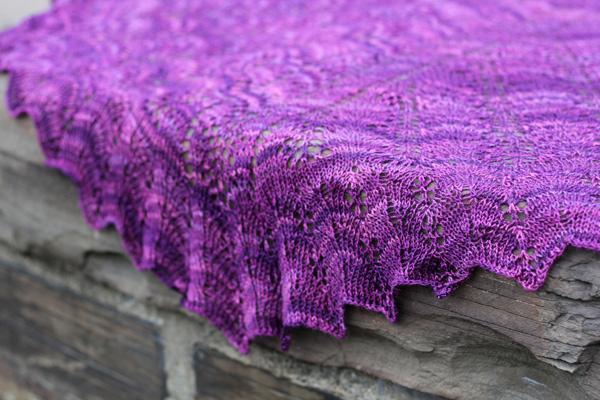 Knitted Clarus shawl