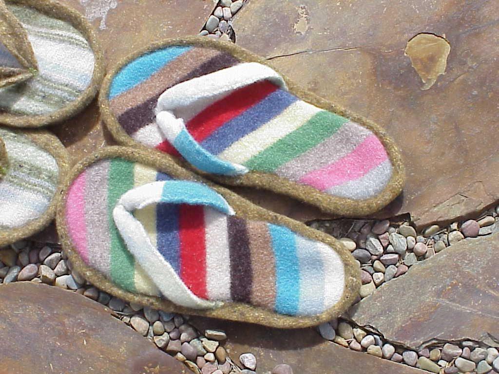 Upcycled Sweater Flip Flops Pattern