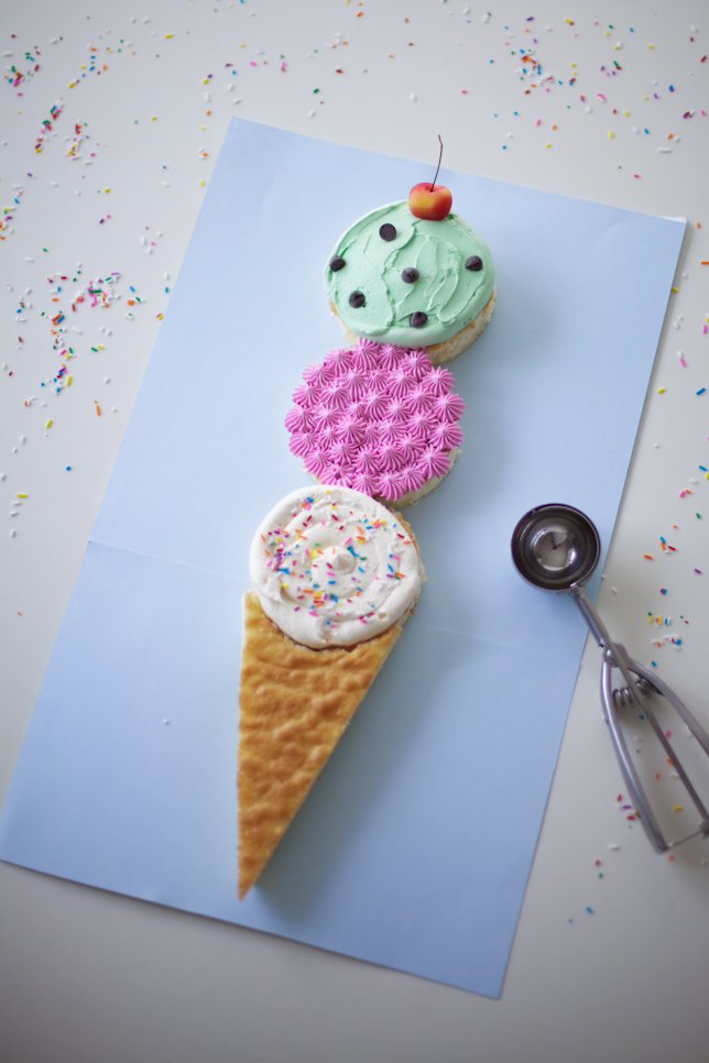Yummy Ice Cream Cone Cake!