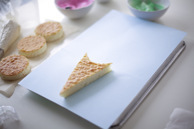 A cone-shaped cake