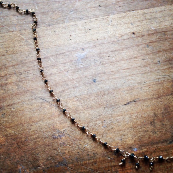 Black Diamond Wire wrapped chain
