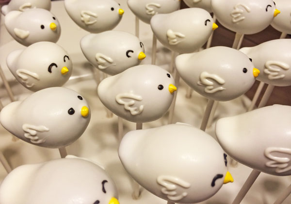 cake pop birds