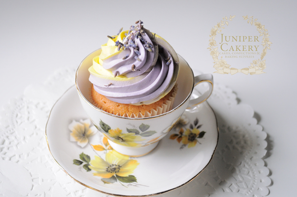 Lemon and Lavender Cupcakes in a teacup on Bluprint!