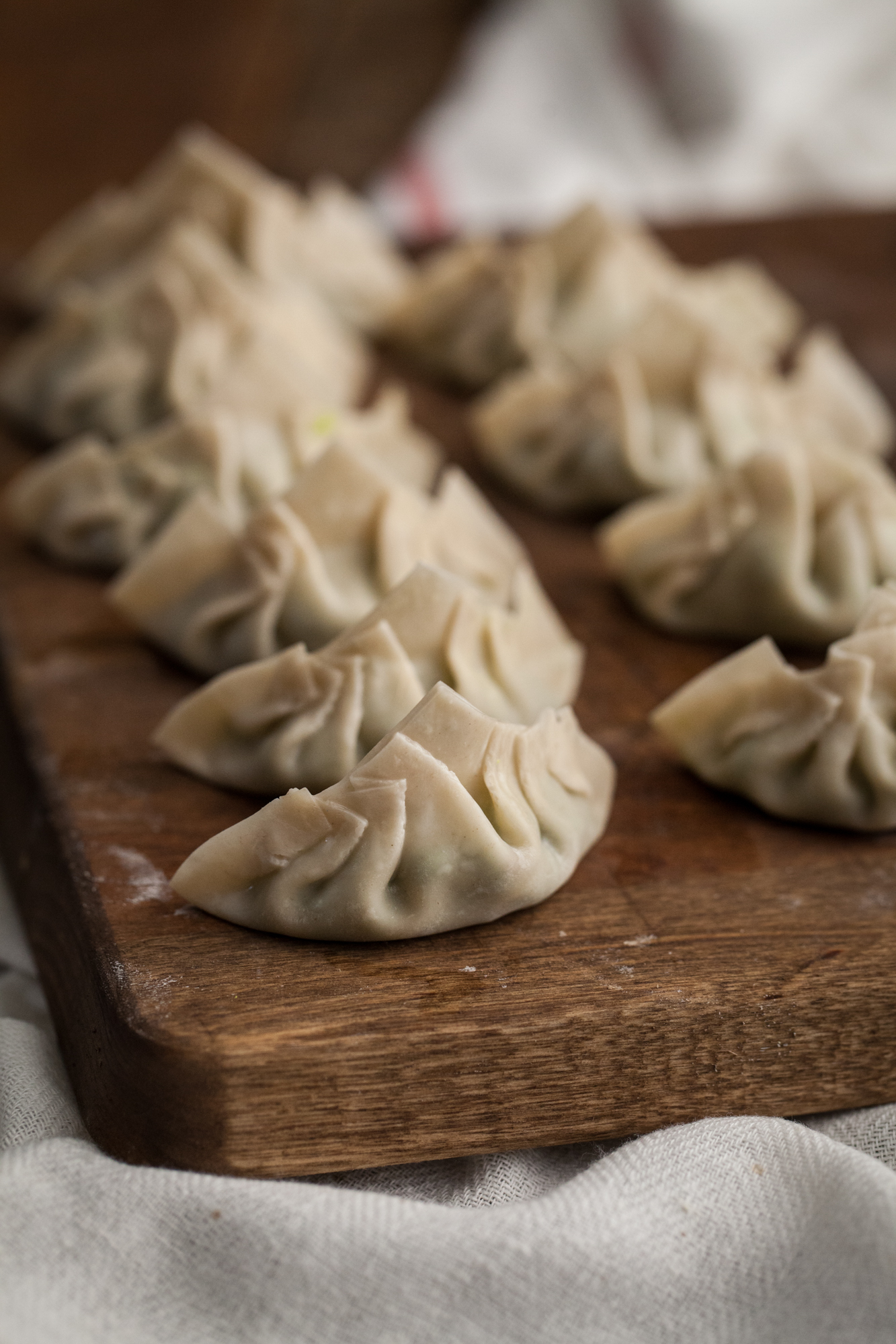 Making Homemade Potstickers