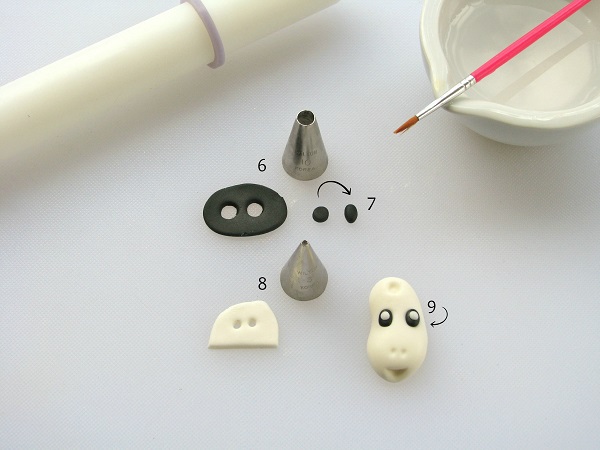 Unicorn fondant tutorial step 2