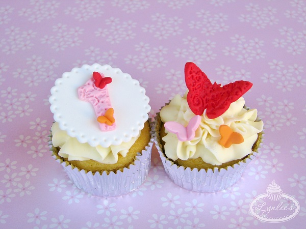 Butterfly cupcake toppers