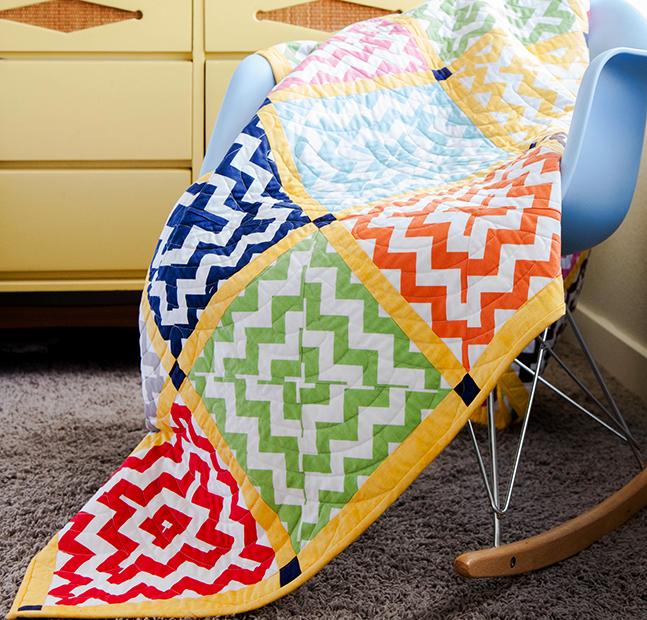 Riley Blake Chevron Squares Quilt Kit