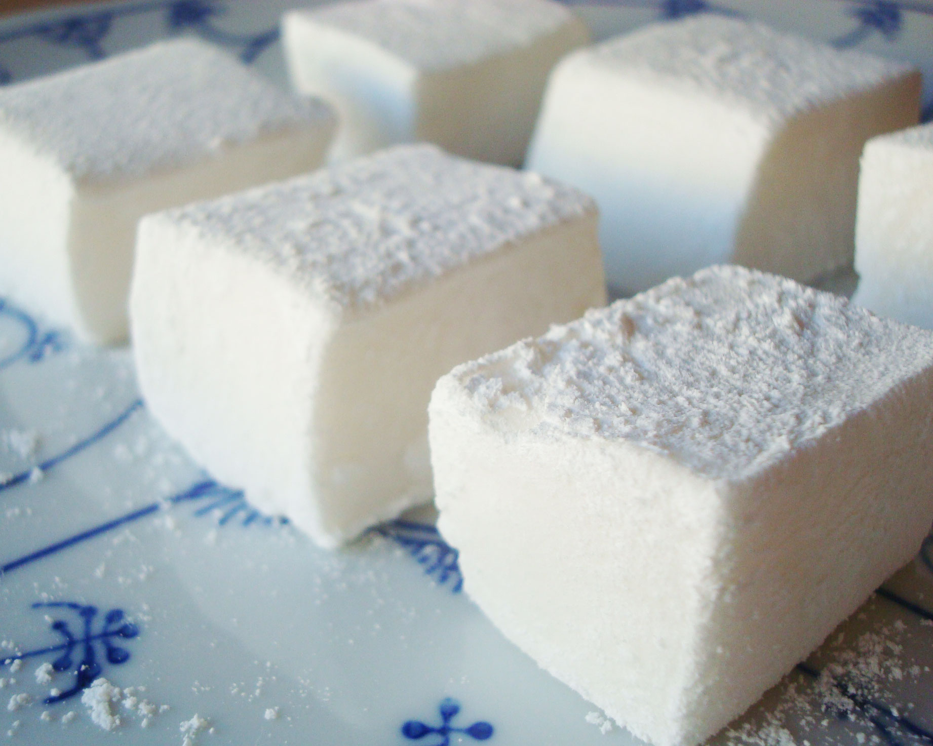 Homemade marshmallows