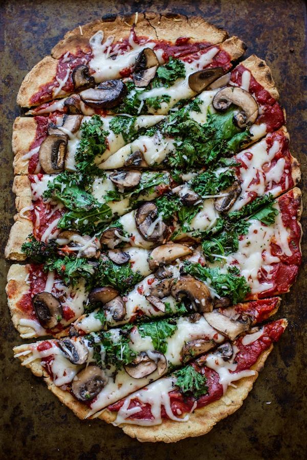 Delicious veggie pizza made with gluten-free dough