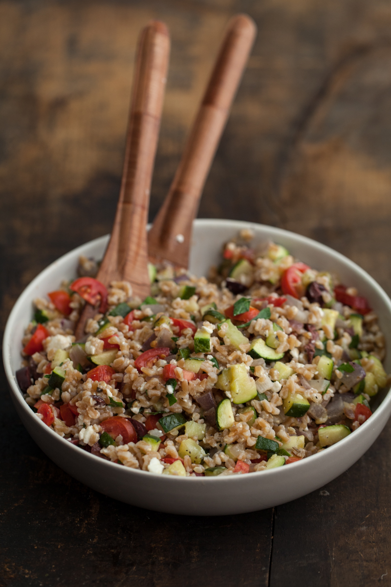 Grilled Zucchini and Farro Salad — Recipe on Craftsy!