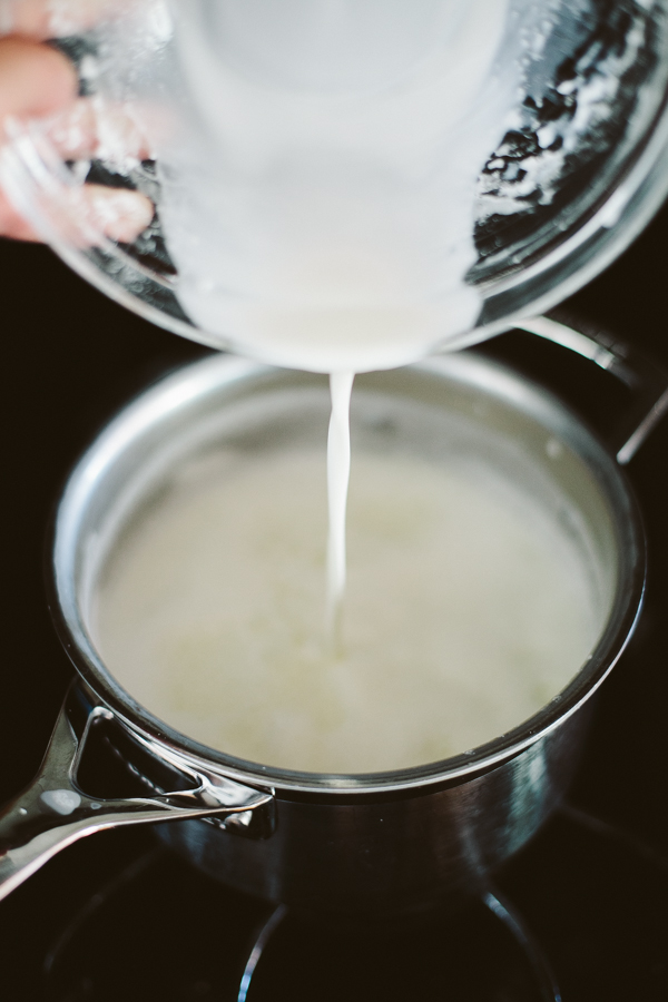 Adding the starch