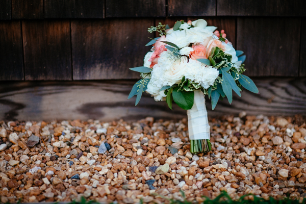 Detail of bride's flowers