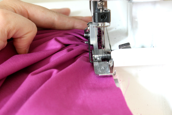 Gather Fabric with a Serger