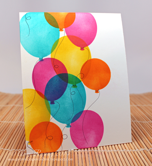 Finished Balloon Card