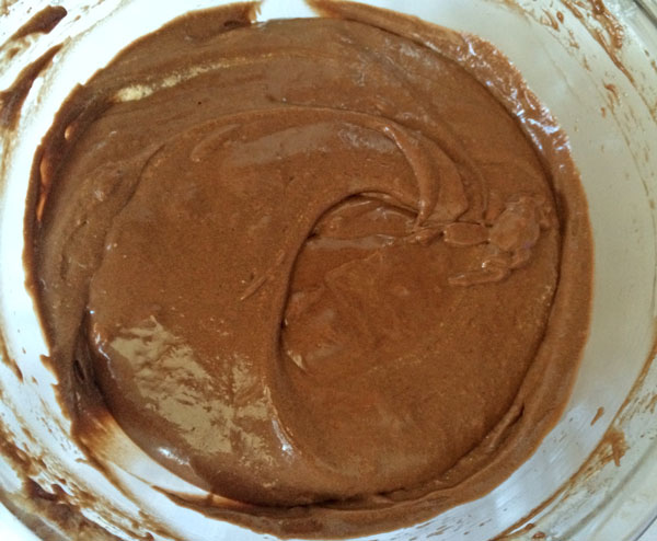 finished chocolate mousse