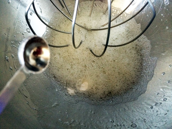 foamy egg whites