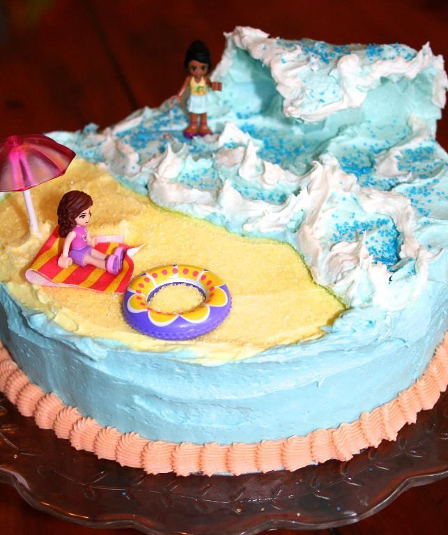 Wavy cake