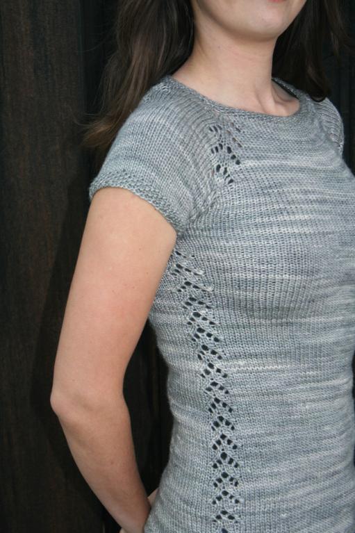 knitted short sleeve jumper