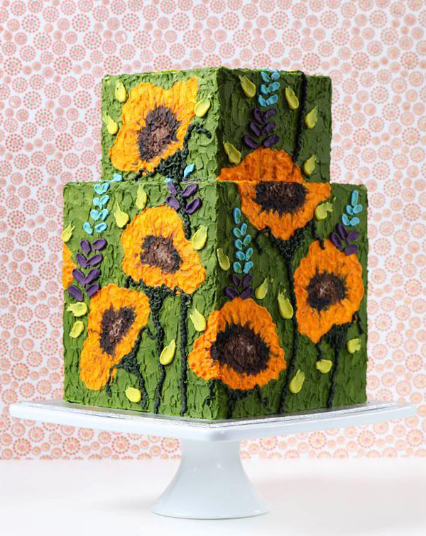 Palette Knife Painted Cake
